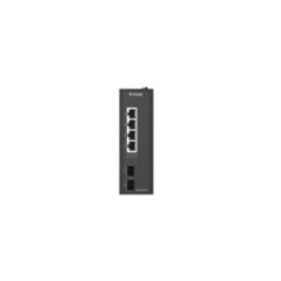 D-Link DIS-100G-06 switch di rete Non gestito L2 Gigabit Ethernet (10 100 1000) DIN rail Nero