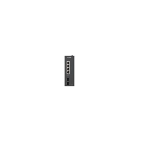 D-Link DIS-100G-06 switch No administrado L2 Gigabit Ethernet (10 100 1000) DIN rail Negro