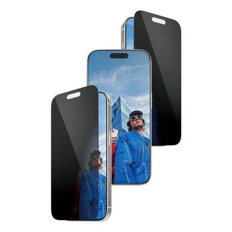 PanzerGlass Privacy Vetro Temperato con Bordo Nero iPhone 17 Pro | Ultra-Wide Fit con FASTFIT IN-A-BOX