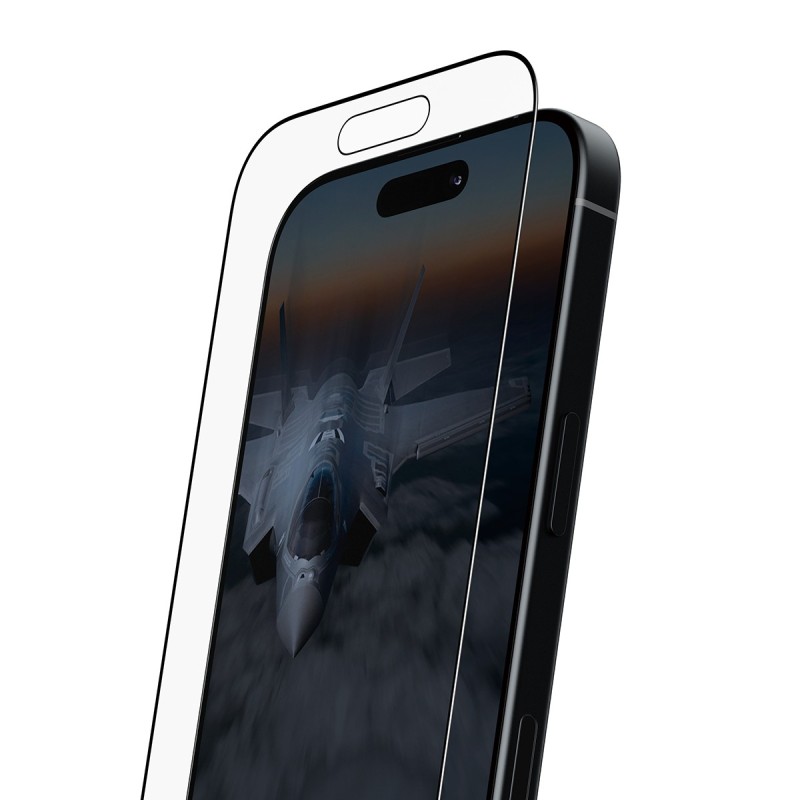 PanzerGlass ® Stealth Displayschutz iPhone 17 | iPhone 16 Pro | Ultra-Wide Fit m. FASTFIT IN-A-BOX