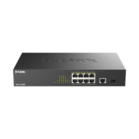 D-Link DGS-1010MP E switch di rete Non gestito L2 Gigabit Ethernet (10 100 1000) Supporto Power over Ethernet (PoE) 1U Nero