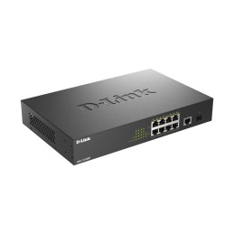 D-Link DGS-1010MP E network switch Unmanaged L2 Gigabit Ethernet (10 100 1000) Power over Ethernet (PoE) 1U Black