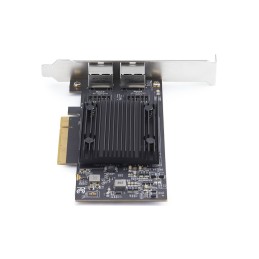 StarTech.com Scheda di rete PCIe Ethernet 10Gb a 2 porte, chipset Broadcom BCM57416, doppia RJ45 10GBase-T Gigabit