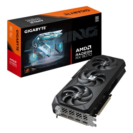 GIGABYTE Radeon RX 9070 GAMING 16GB Carte Graphique - 16GB GDDR6, 256bit, PCI-E 5.0, 2520 MHz Fréquence du cœur, 2 x