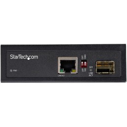 StarTech.com Convertisseur Fibre RJ45 Industriel - 1Gbps SFP vers Réseau Ethernet Cat6 - Gigabit Fibre Optique Mono Mode Multi