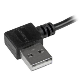 StarTech.com Câble USB A vers Micro B de 1 m avec connecteurs coudés à angle droit - M M - Noir