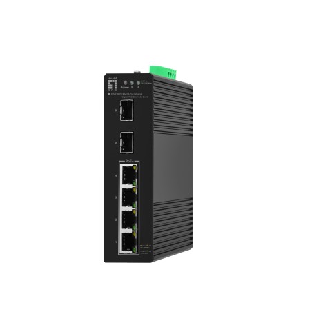 LevelOne IGS-2106P network switch Managed L2 Gigabit Ethernet (10 100 1000) Power over Ethernet (PoE) Black