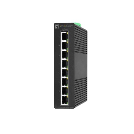 LevelOne IGS-2108P network switch Managed L2 Gigabit Ethernet (10 100 1000) Power over Ethernet (PoE) Black