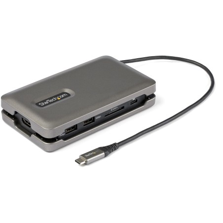 StarTech.com DKT31CSDHPD3 laptop dock port replicator Wired USB 3.2 Gen 2 (3.1 Gen 2) Type-C Gray