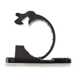 StarTech.com 100 Pinces Attache Câbles Adhésives Noir, Organiseur Câbles Réseau Ethernet Bureau Ordinateur, Range Câbles Bureau