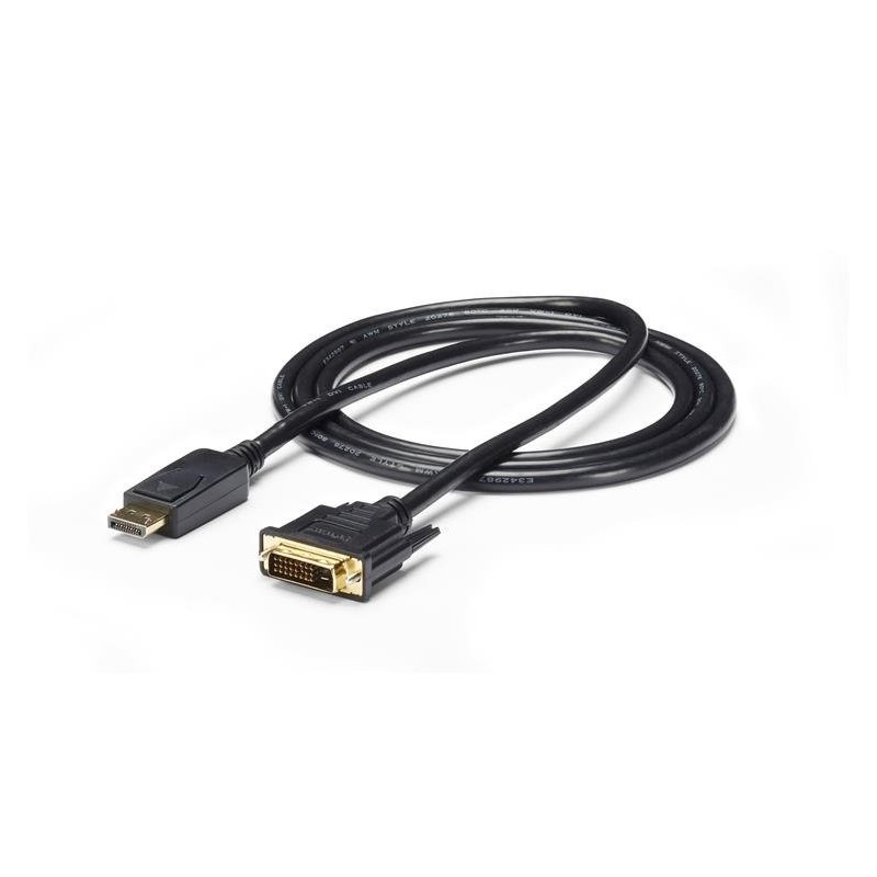 StarTech.com Câble Adaptateur DisplayPort vers DVI de 1,8 m - Convertisseur DP - 1920x1200