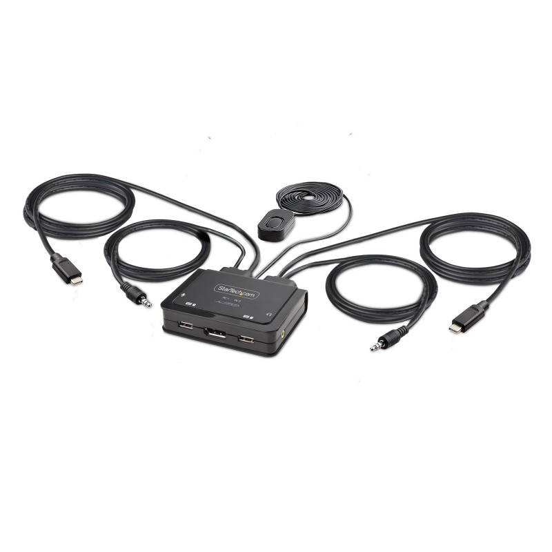 StarTech.com C2-D46-UC2-CBL-KVM KVM switch Black