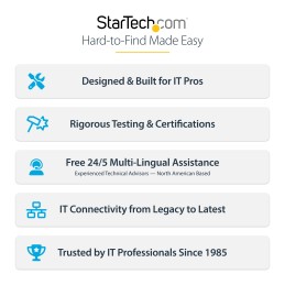 StarTech.com USB2TYPEN1M power cable Black 39.4" (1 m) USB A Barrel type N