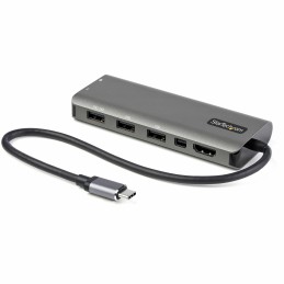StarTech.com DKT31CMDPHPD laptop dock port replicator Wired USB 3.2 Gen 1 (3.1 Gen 1) Type-C Black, Silver