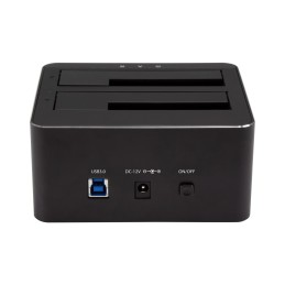 StarTech.com Zweifach SATA Festplatten Dockingstation für 2x 2,5 3,5" SATA SSDs HDDs - USB 3.0