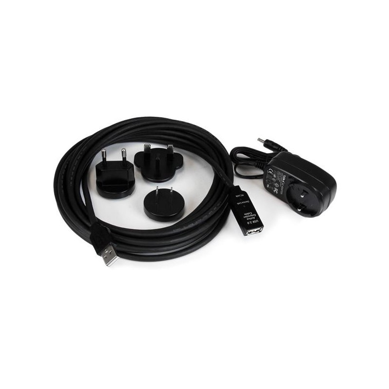 StarTech.com USB2AAEXT5M USB cable USB 2.0 196.9" (5 m) USB A Black