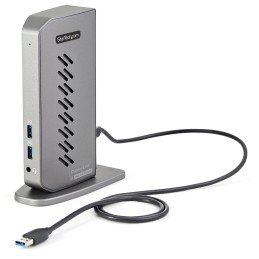 StarTech.com DK30A2DHUUE laptop dock port replicator Wired USB 3.2 Gen 1 (3.1 Gen 1) Type-B Black, Gray