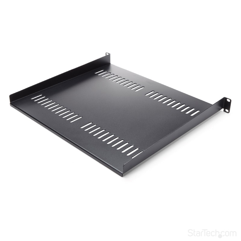 StarTech.com Étagère pour Rack de Serveur 1U - Plateau Cantilever Universel Ventilé pour Rack et Armoire d'Équipement Réseau