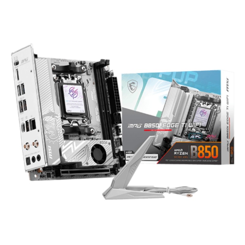 MSI B850I EDGE TI WIFI AMD B850 Sockel AM5 mini ITX