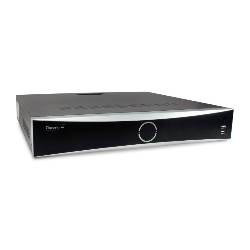LevelOne NVR-0411 Videoregistratore di rete (NVR) Nero, Grigio