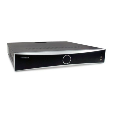 LevelOne NVR-0411 network video recorder Black, Gray