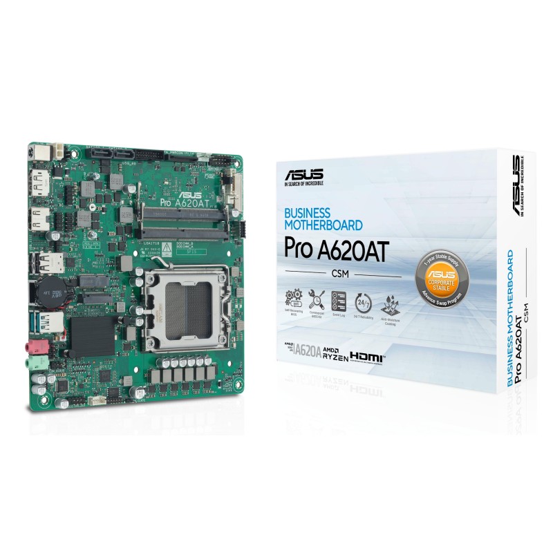 ASUS 90MB1L5M-M0EAYC carte mère AMD A620A Emplacement AM5 mini ITX