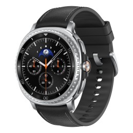 Samsung Galaxy Watch 8 Classic 3,3 cm (1.3") AMOLED 46 mm Digital 438 x 438 Pixeles Pantalla táctil 4G Plata Wifi GPS (satélite)