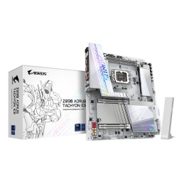 GIGABYTE Z890 AORUS TACHYON ICE Carte Mère – Processeurs Intel Core Ultra (série 2), VRM 18+1+2 phases, jusqu’à 9500 MHz DDR5