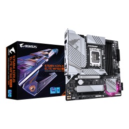 GIGABYTE B760M AORUS ELITE WIFI6E GEN5 Carte Mère – Compatible avec les processeurs Intel Core 14e génération, VRM numérique