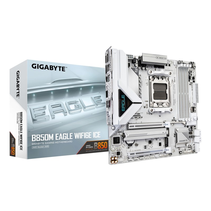 GIGABYTE B850M EAGLE WIFI6E ICE AMD B850 Socket AM5 micro ATX