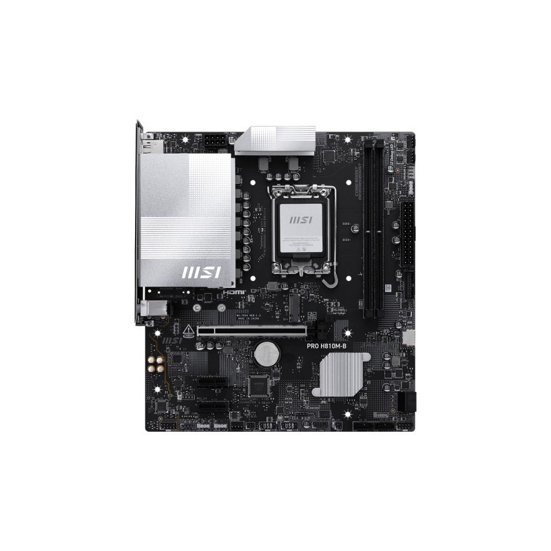 MSI PRO H810M-B carte mère Intel H810 LGA 1851 (Socket V1) micro ATX