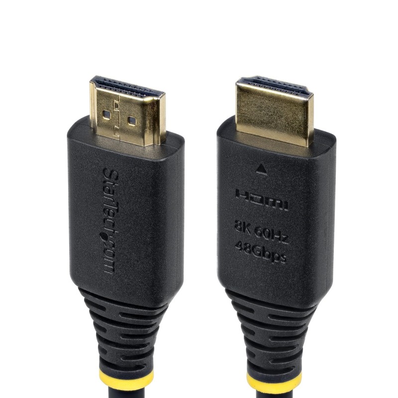 StarTech.com Cable HDMI de 50cm Certificado de Ultra Alta Velocidad - 8K60Hz 4K120Hz - Cable HDMI 2.1 con HDR10+   eARC -