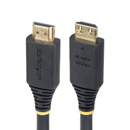 StarTech.com Cable HDMI de Alta Velocidad de 5m - Conectores de Agarre - 4K60Hz 1440p 144Hz - HDR10 HDCP 2.2 ARC - UHD - 18Gbps