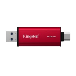 Kingston Technology 512GB Dual USB-A C Portable SSD, Up to 1050MB s USB 3.2 Gen 2