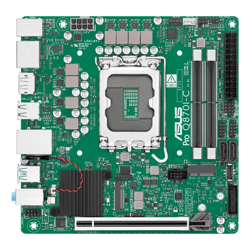 ASUS PRO Q870I-C-CSM Intel Q870 LGA 1851 (Socket V1) mini ITX