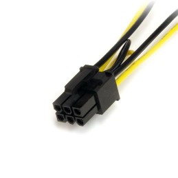 StarTech.com Câble adaptateur d'alimentation SATA vers carte vidéo PCI Express 6 broches de 15 cm