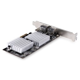StarTech.com Tarjeta PCI Express Adaptadora de Red Ethernet de 2 Puertos RJ45 - Tarjeta de Red para Servidores o PCs - con