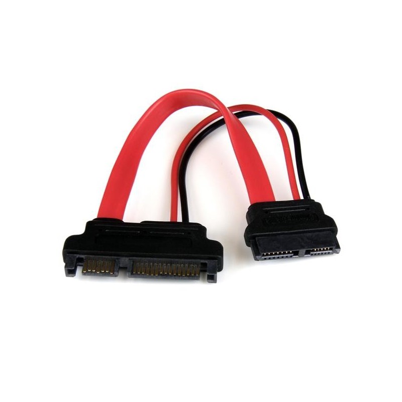 StarTech.com SLSATAADAP6 SATA cable 6" (0.152 m) Slimline SATA 13 pin SATA 7+15 pin Red