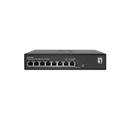 LevelOne GES-2208 network switch Managed L2 Gigabit Ethernet (10 100 1000) Black