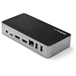 StarTech.com DK30CHHPDEU laptop dock port replicator Wired USB 3.2 Gen 1 (3.1 Gen 1) Type-C Black, Silver