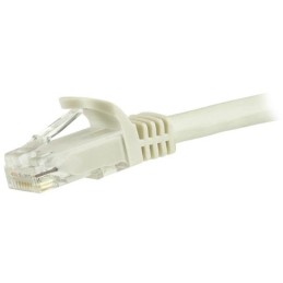StarTech.com Cable de Red Gigabit Ethernet 15m UTP Patch Cat6 Cat 6 RJ45 Snagless Sin Enganches - Blanco