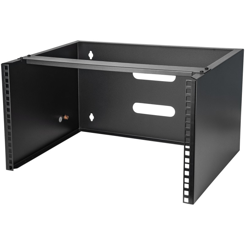 StarTech.com Soporte Montaje en Pared de 6U 12in Profundidad Rack Horizontal para Patch Panel Parcheo