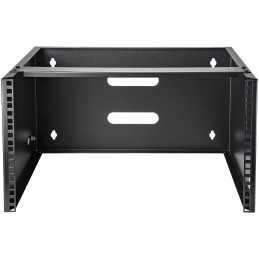 StarTech.com Soporte Montaje en Pared de 6U 12in Profundidad Rack Horizontal para Patch Panel Parcheo