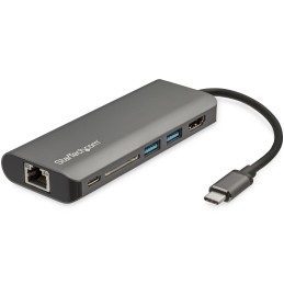 StarTech.com DKT30CSDHPD3 laptop dock port replicator Wired USB 3.2 Gen 1 (3.1 Gen 1) Type-C Black, Gray