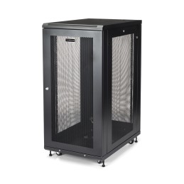 StarTech.com 4-Pfosten 24HE Server Rack, abschließbarer 19" Datenschrank für Computer   AV   IT-Ausrüstung, Büro  