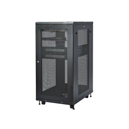 StarTech.com 4-Pfosten 24HE Server Rack, abschließbarer 19" Datenschrank für Computer   AV   IT-Ausrüstung, Büro  