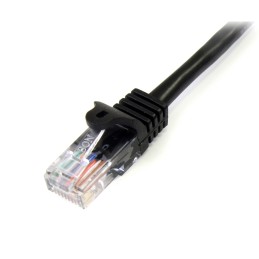 StarTech.com 1m Cat5e RJ45 UTP Netzwerkkabel Snagless - Cat 5e Patchkabel - Schwarz