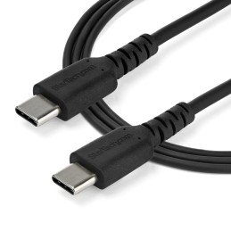 StarTech.com Cable de 2m de Carga USB C - de Carga Rápida y Sincronización USB 2.0 Tipo C a USB C para Portátiles -