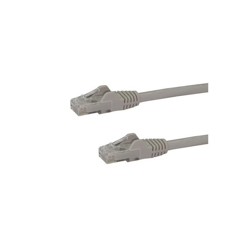 StarTech.com Cable de 7m Gris de Red Gigabit Cat6 Ethernet RJ45 sin Enganche - Snagless