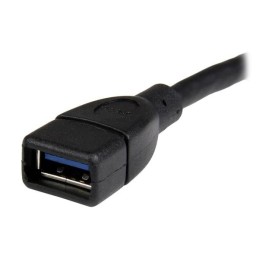 StarTech.com USB 3.0 Verlängerungskabel 15cm - Stecker  Buchse - Schwarz